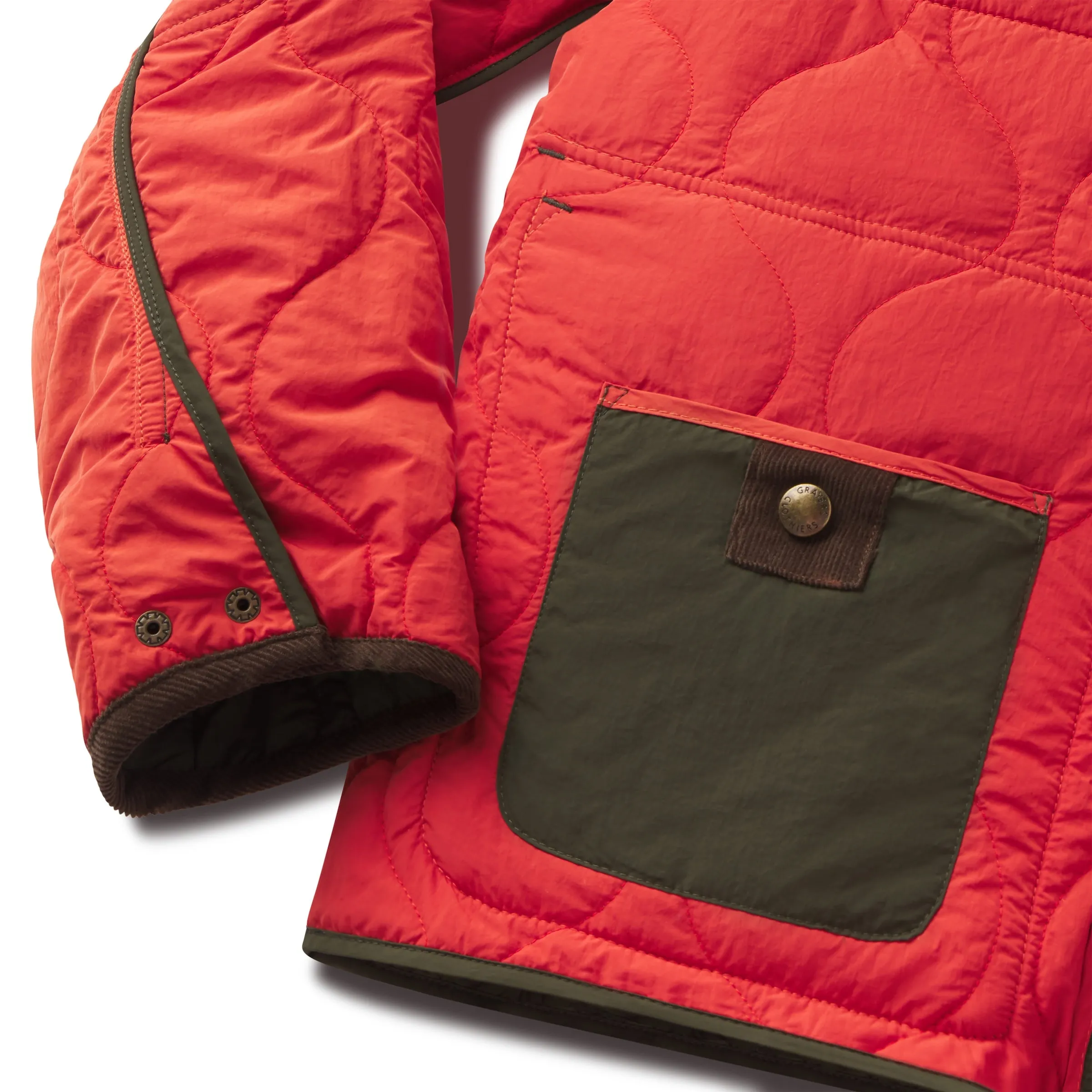 Andrew Lightweight Quilted Jacket - Olive