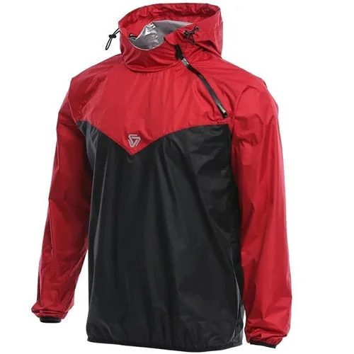 Ashore Shop Men's Running Long Sleeve Fitness Jacket with Hood