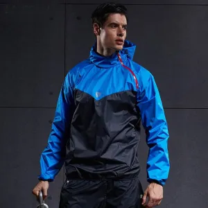 Ashore Shop Men's Running Long Sleeve Fitness Jacket with Hood