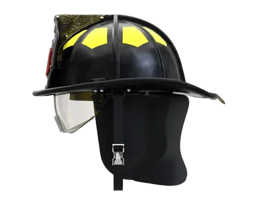 Bullard UST-LW Super Lightweight Fire Helmet with 6" Brass Eagle - Gloss Finish