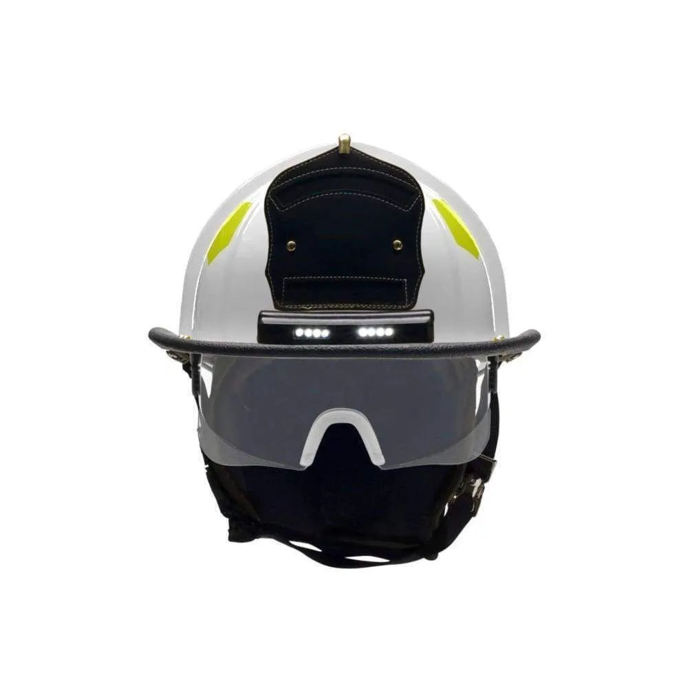 Bullard UST-LW Super Lightweight Fire Helmet with 6" Brass Eagle - Gloss Finish