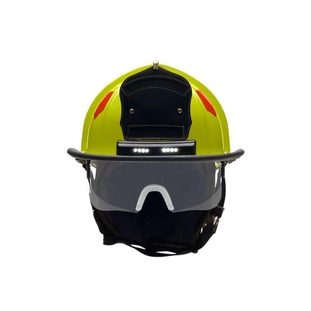 Bullard UST-LW Super Lightweight Fire Helmet with 6" Brass Eagle - Gloss Finish