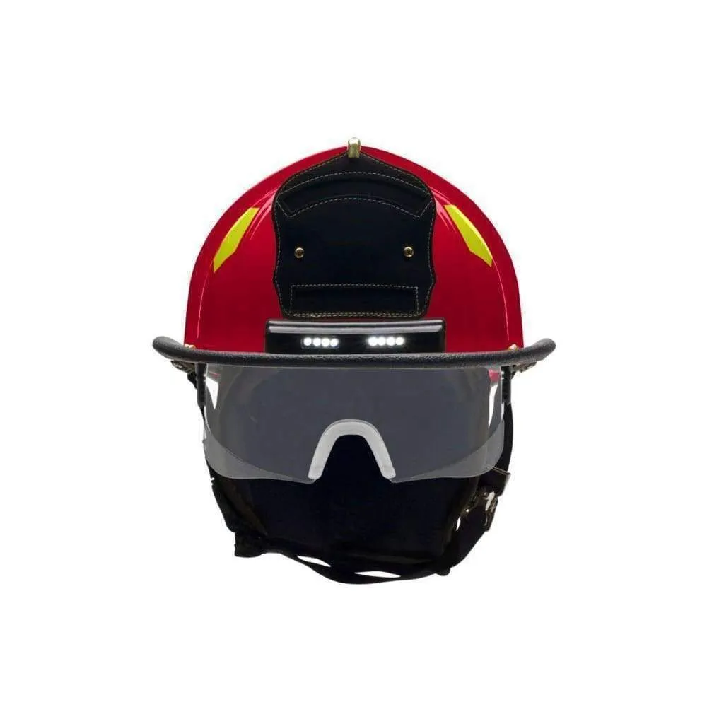 Bullard UST-LW Super Lightweight Fire Helmet with 6" Brass Eagle - Matte Finish