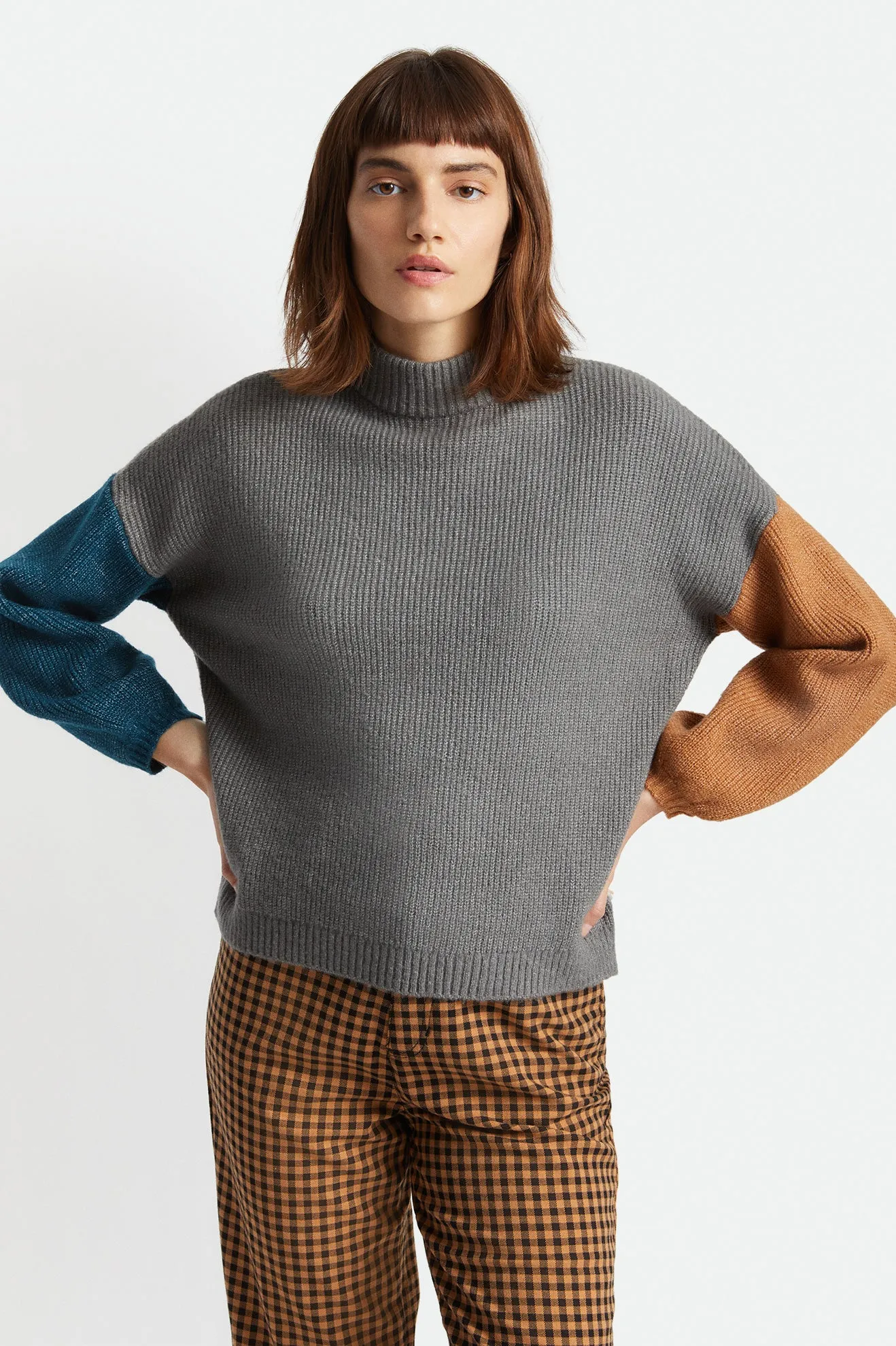 Burning Up Sweater - Heather Grey