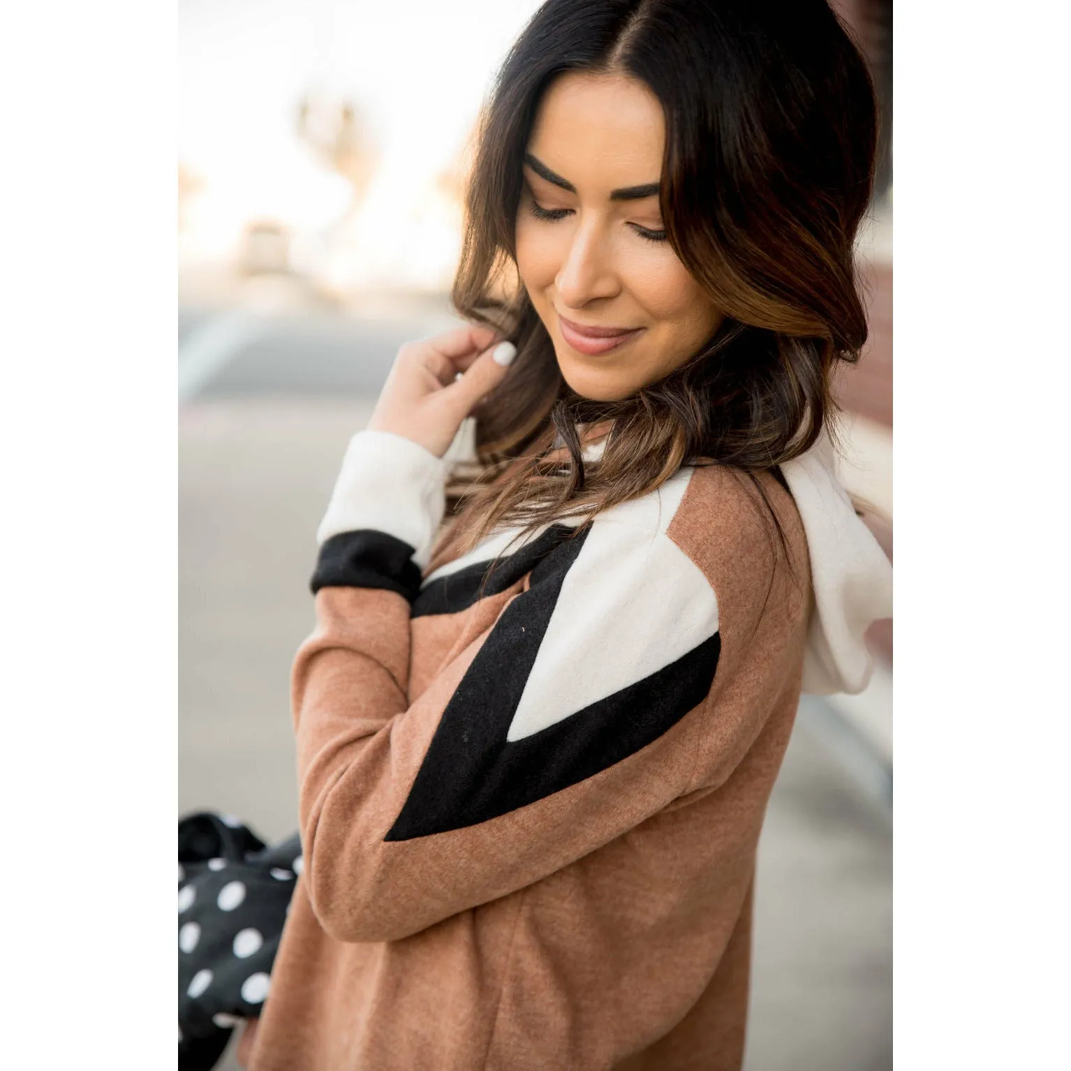 Chevron Top Hoodie