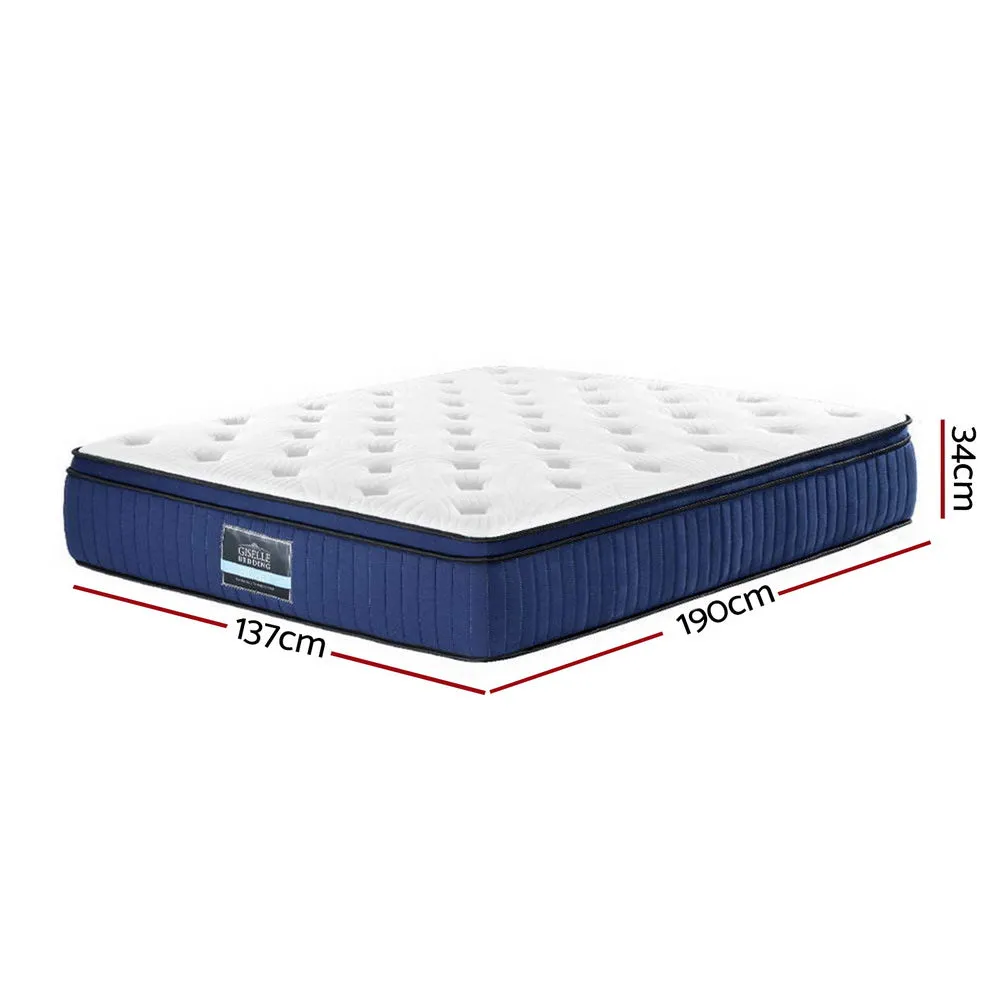 Euro Top - Cool Gel - Pocket Spring Mattress 34cm Thick - Double