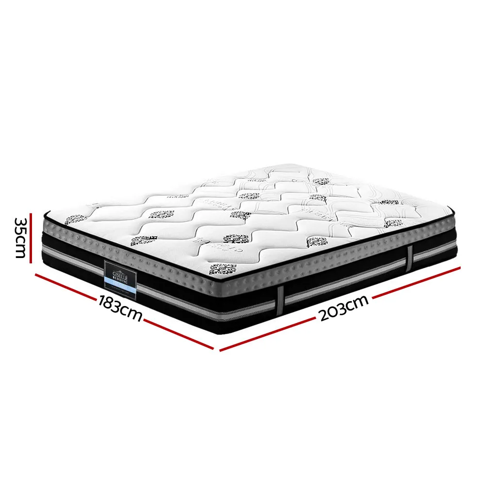 Galaxy Euro Top Cool Gel Pocket Spring Mattress 35cm Thick - King