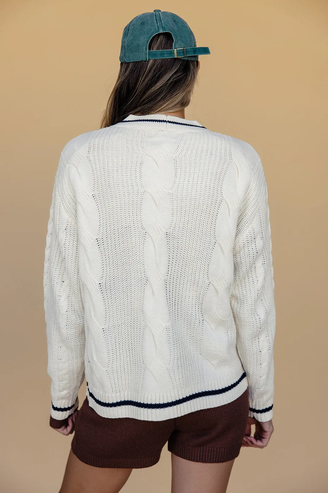 Just Like Folklore Cable Knit Cardigan