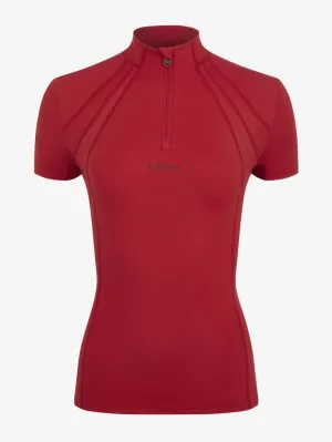 LeMieux Mia Mesh Short Sleeve Base Layer Chilli