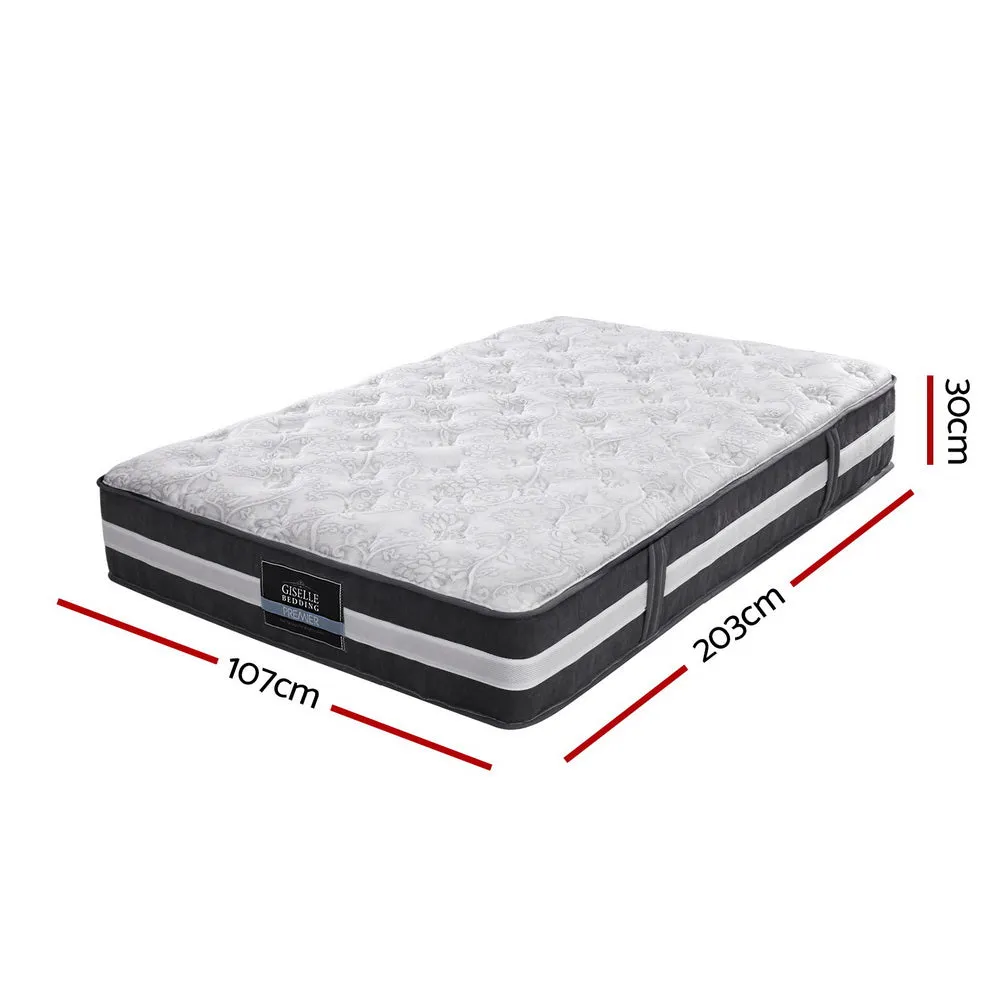 Lotus Tight Top Pocket Spring Mattress 30cm Thick - King Single