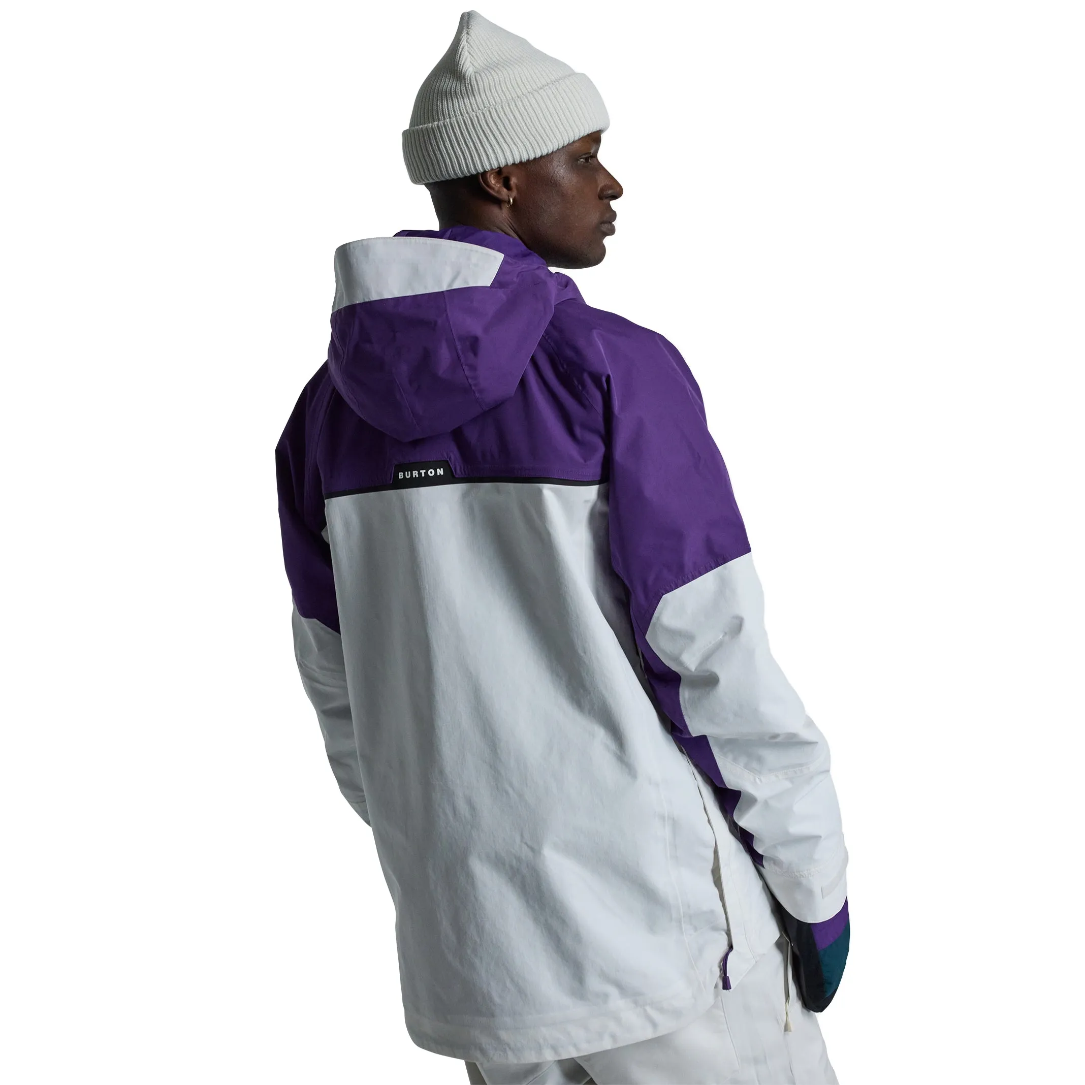 M FROSTNER ANORAK IMPERIAL PURPLE / STOUT WHITE