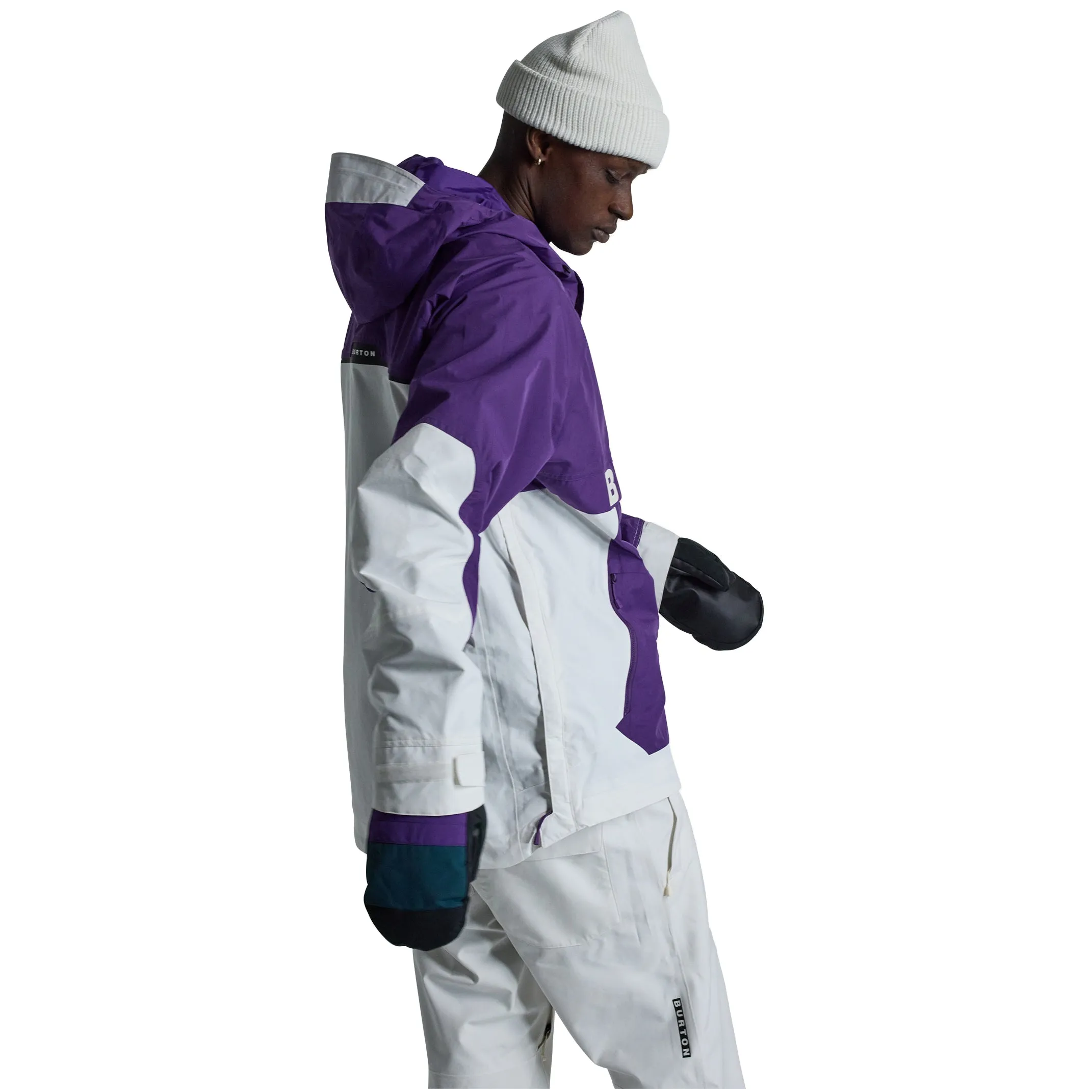 M FROSTNER ANORAK IMPERIAL PURPLE / STOUT WHITE