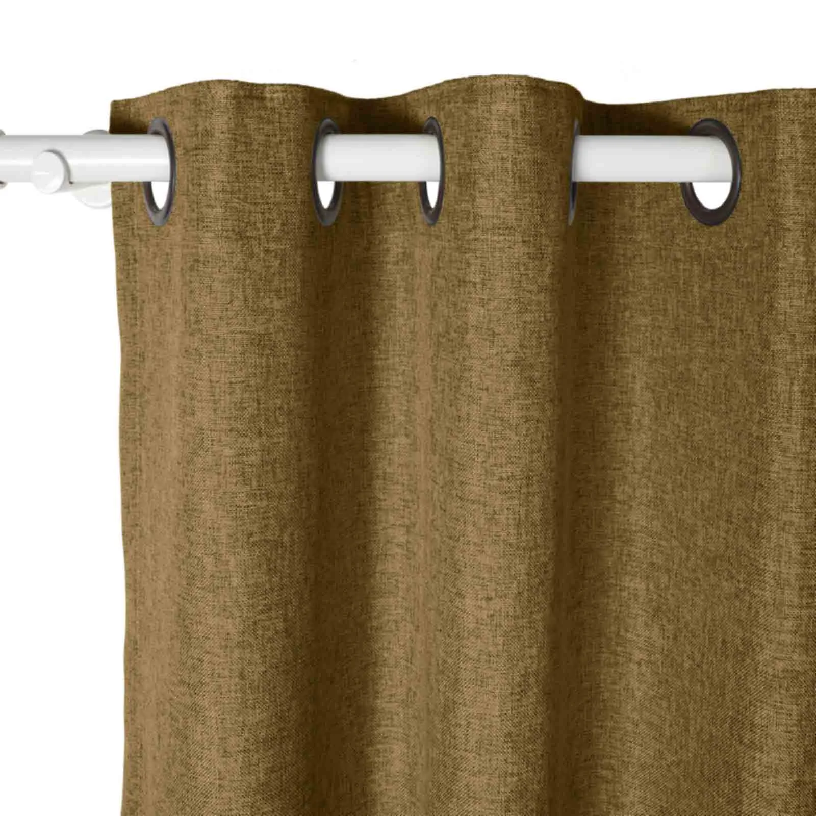 Mayra Faux Linen Blackout Drapery Grommet