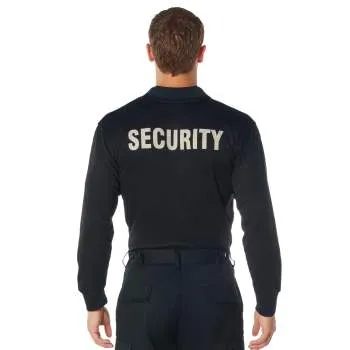 Moisture Wicking Long Sleeve Security Polo