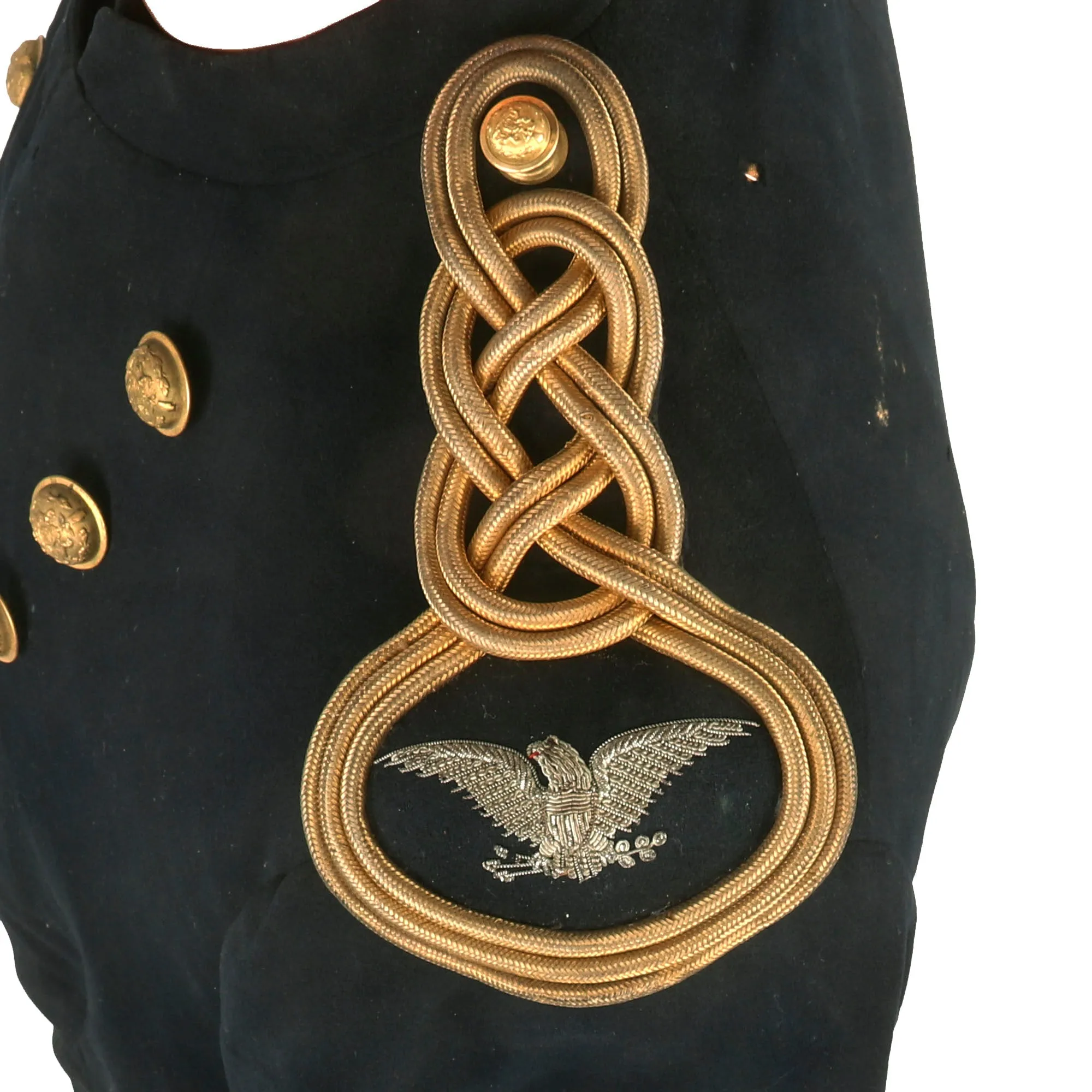 Original U.S. Indian Wars Era US Army M1885 Officers’ Frock Coat with Pennsylvania National Guard Buttons & Colonel’s Epaulets by J.G. Haas