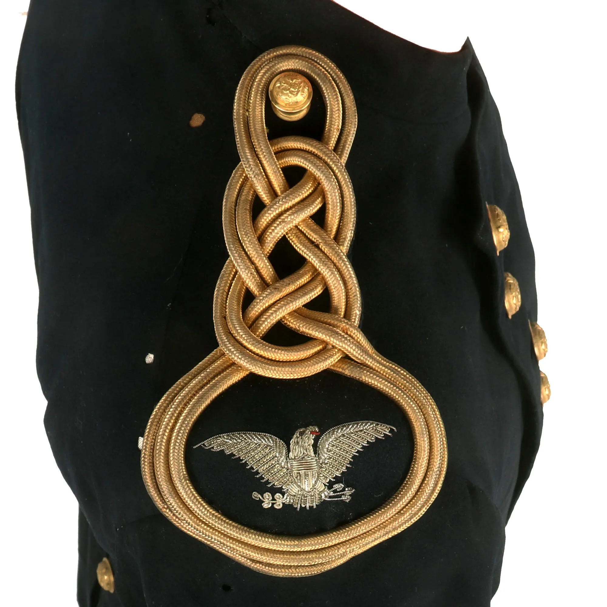 Original U.S. Indian Wars Era US Army M1885 Officers’ Frock Coat with Pennsylvania National Guard Buttons & Colonel’s Epaulets by J.G. Haas