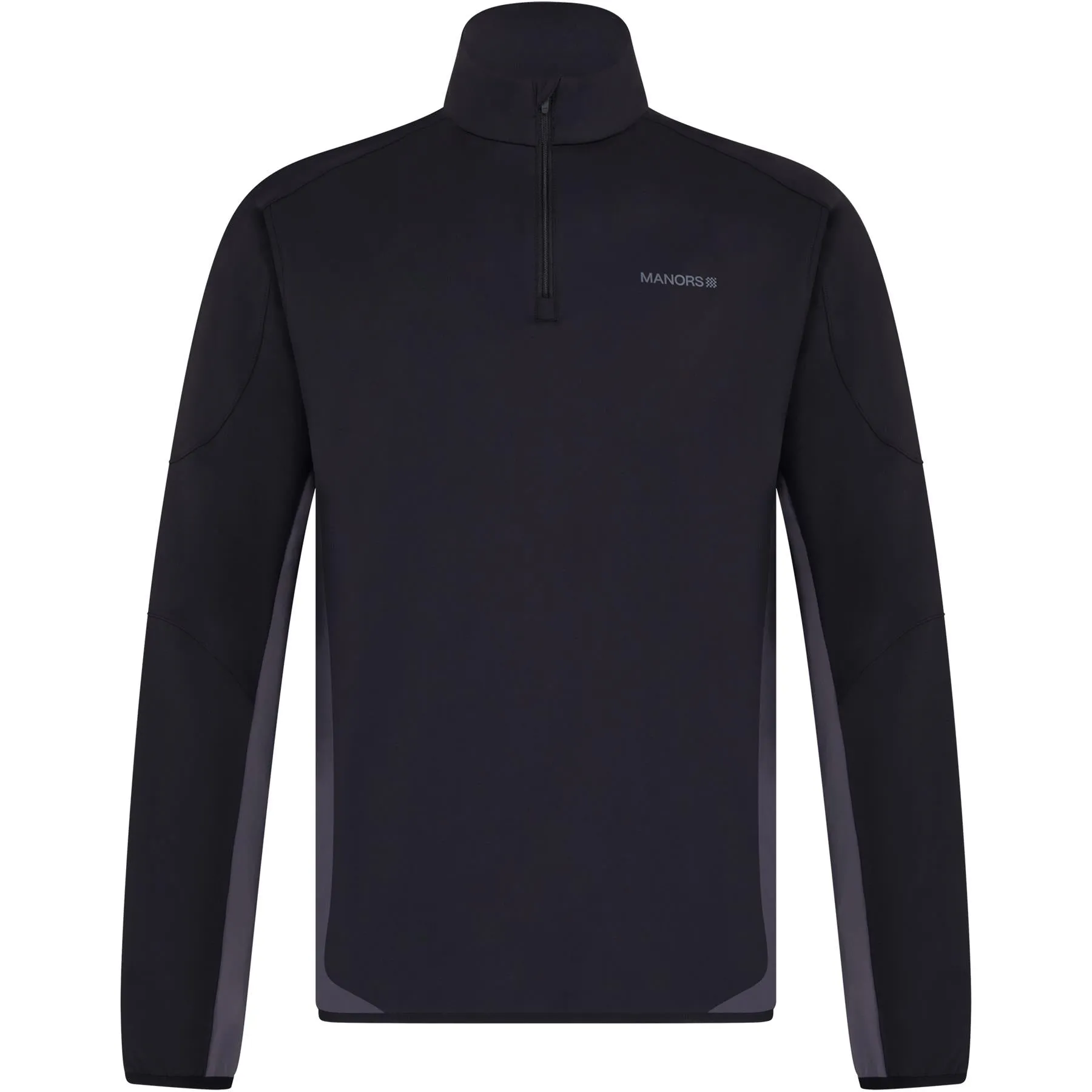 Quarter Zip Tech Mid Layer Black - AW24