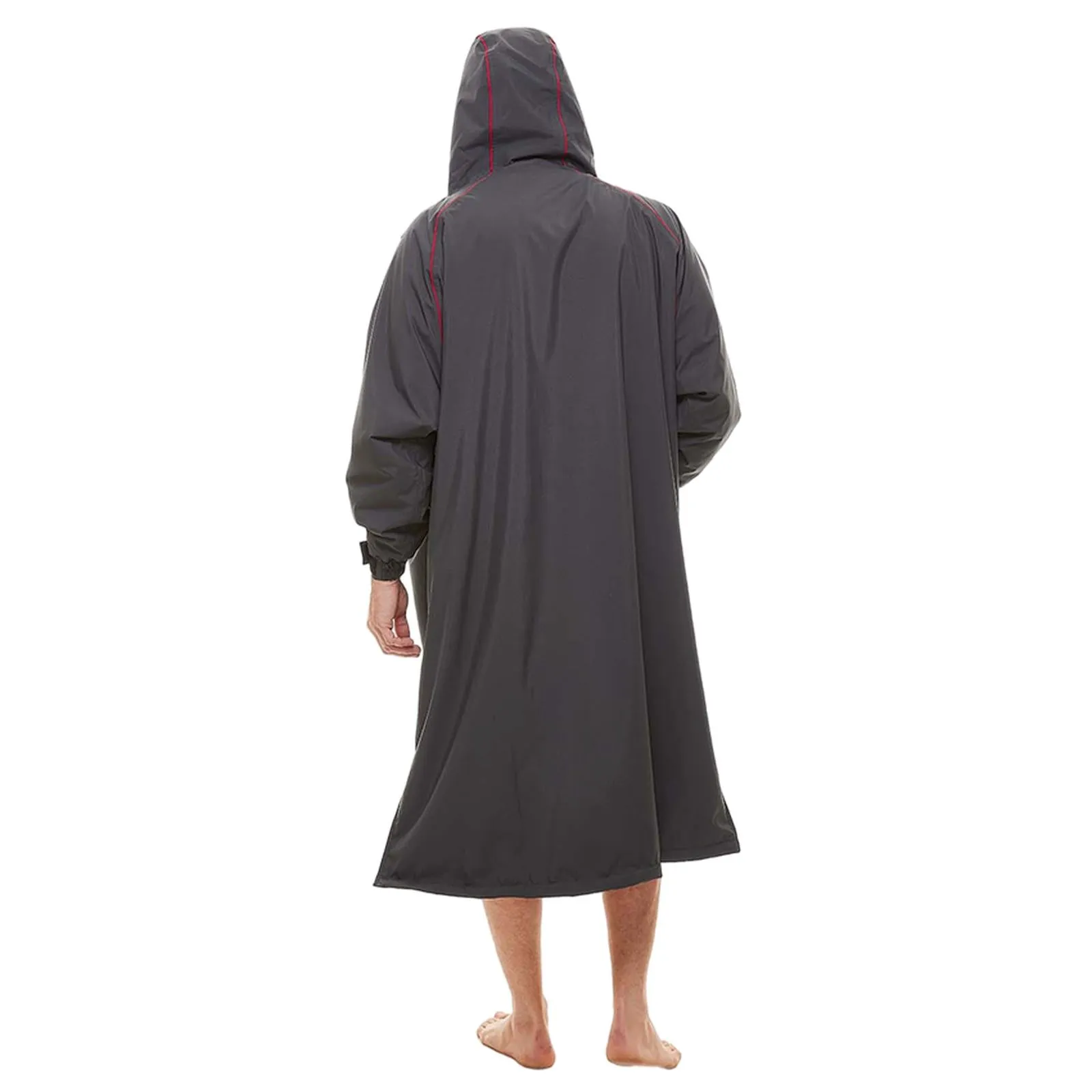 Red Adults Pro Long Sleeve Waterproof Dry Changing Robe EVO