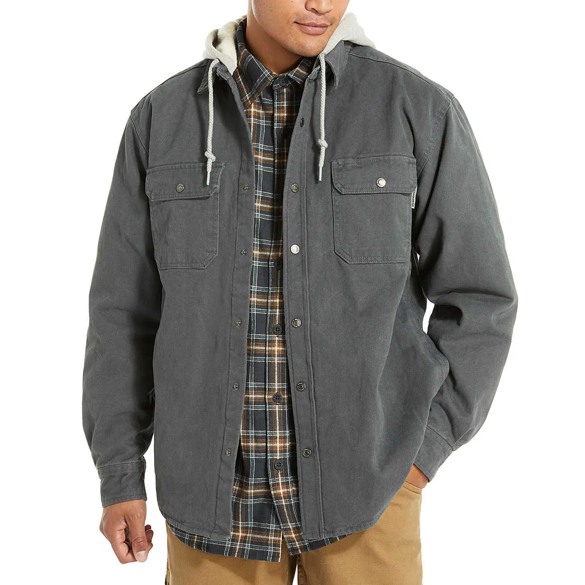 Wolverine Men's Overman Hooded Shirt Jac