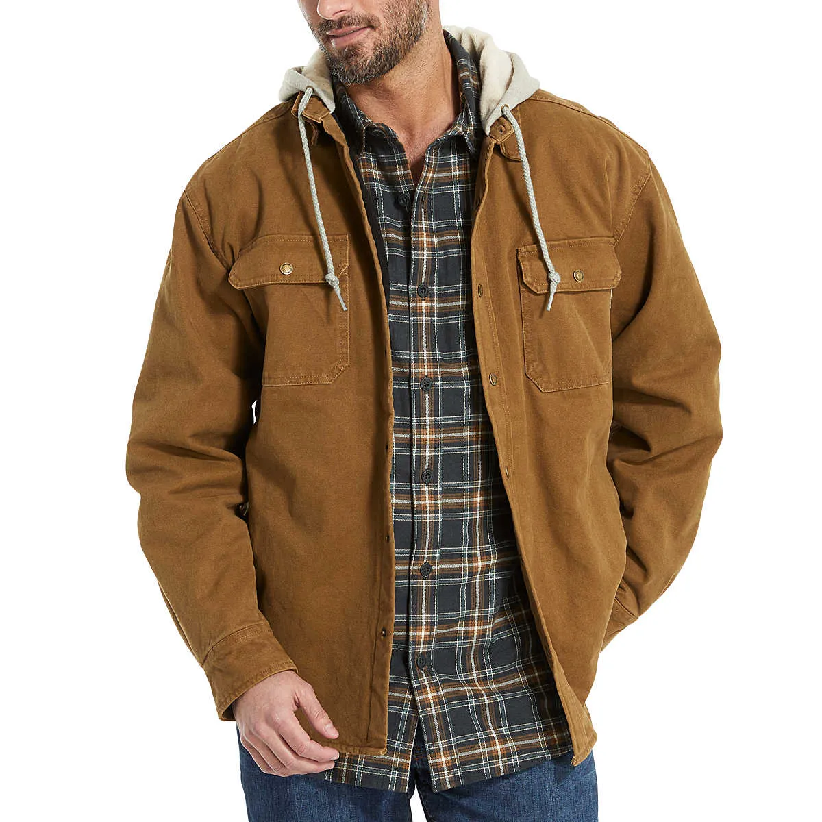 Wolverine Men's Overman Hooded Shirt Jac