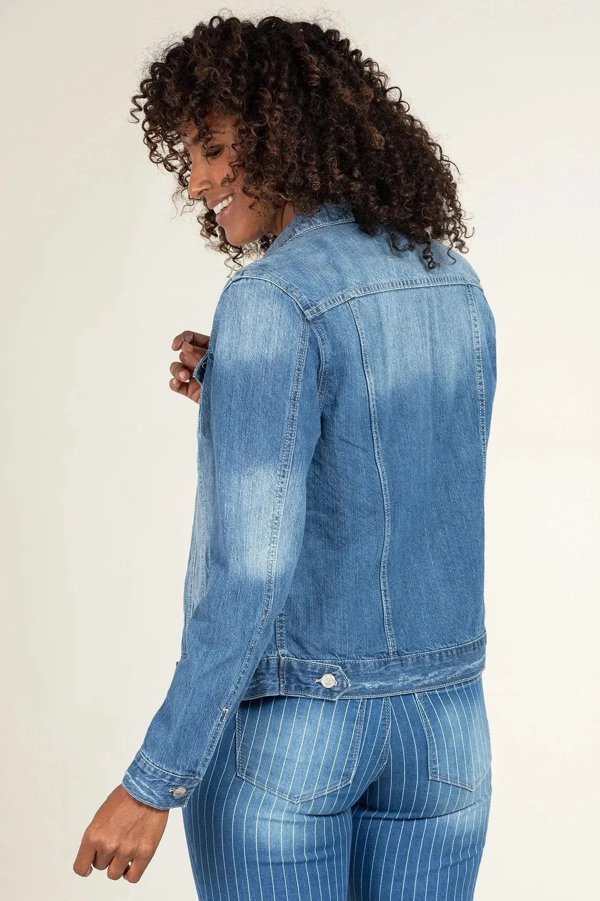 YMI/Royalty "Tatters" Distressed Denim Jacket